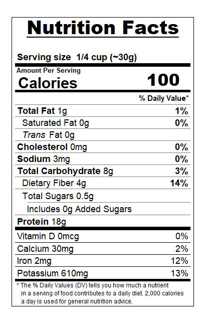 100% Pure Faba Bean Protein Powder