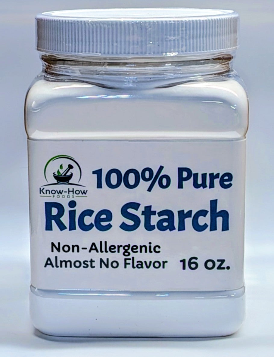 100% Pure Rice Starch - Home or Commercial Use