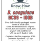 Bacillus coagulans BC99 (single-use B-CFU pkts or you-scoop bulk jars)