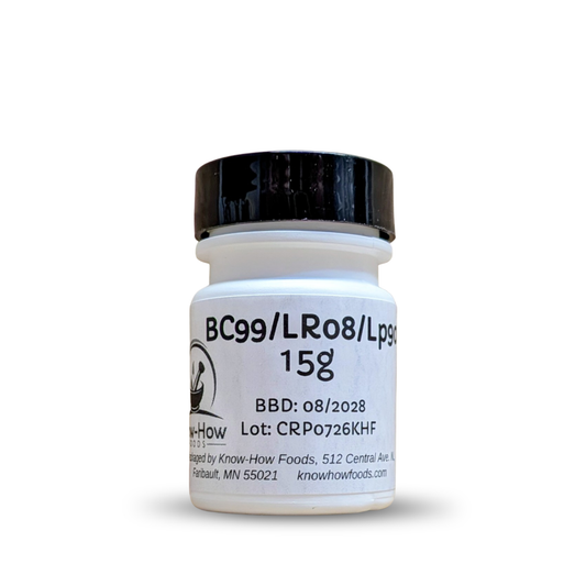 Premium Probiotic Multi-Benefit Starter (Plantarum Lp90, Coagulans BC99, Reuteri LR08)