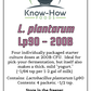 Lactobacillus plantarum Lp90 (single-use B-CFU pkts or you-scoop bulk jars)