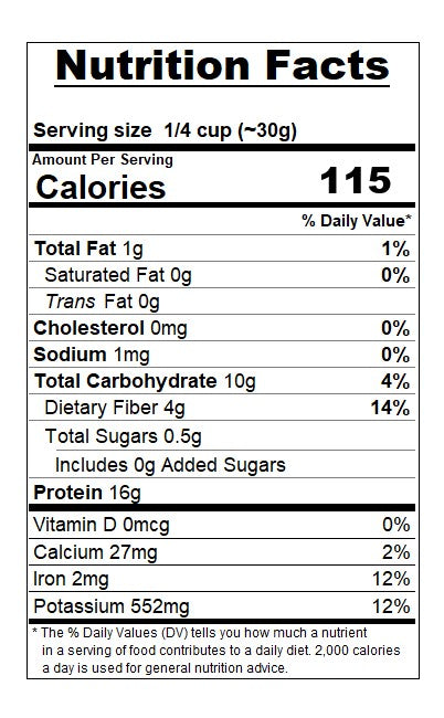 100% Pure Pea Protein Powder