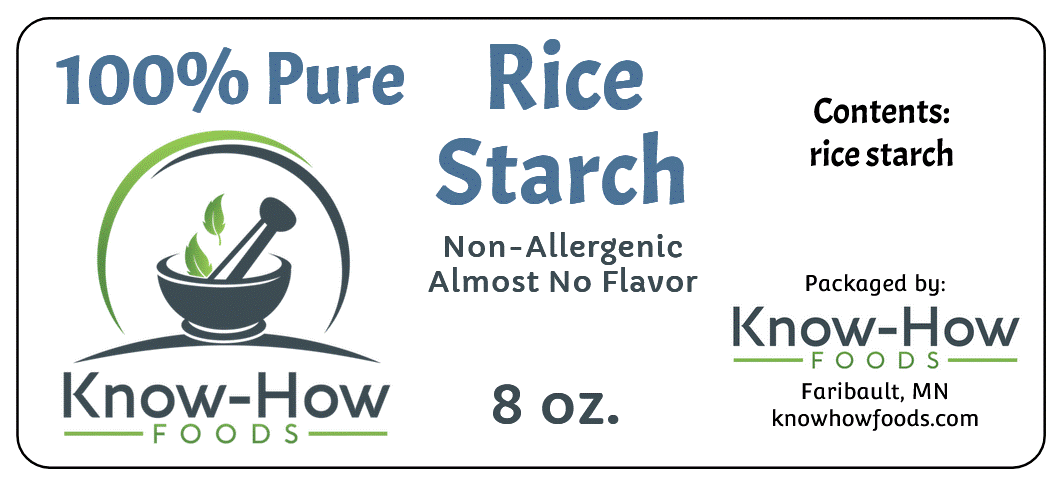 100% Pure Rice Starch - SAMPLE