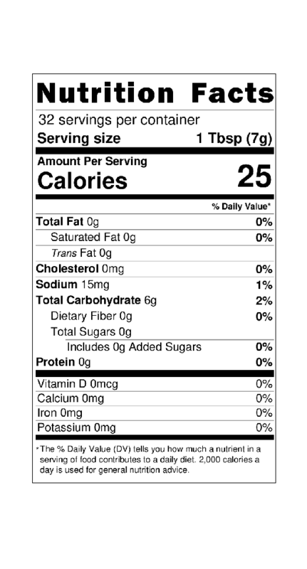 100% Pure Rice Starch - SAMPLE