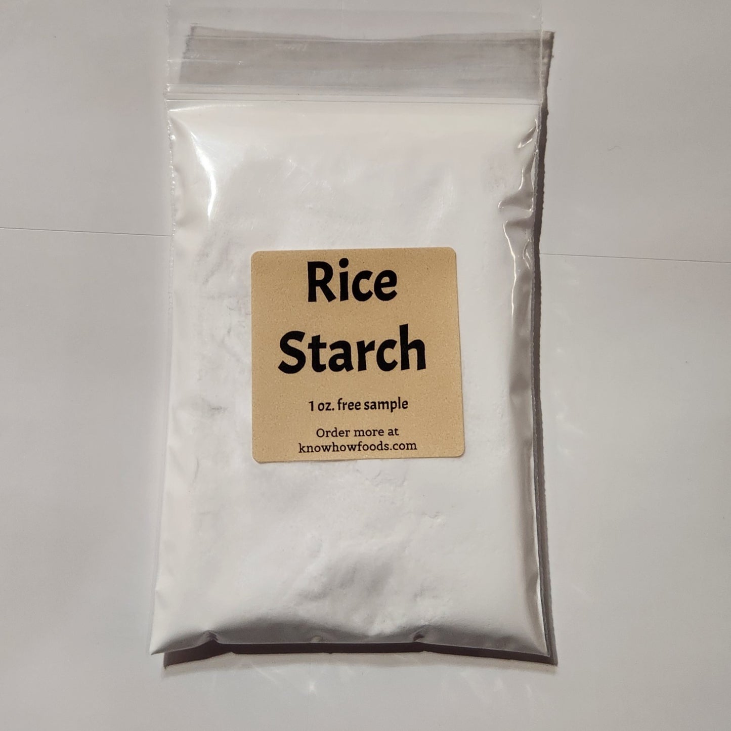 100% Pure Rice Starch - SAMPLE